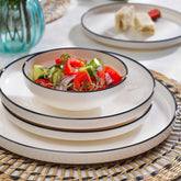 Schafer Iconic 24 Parça Yemek Takımı Siyah